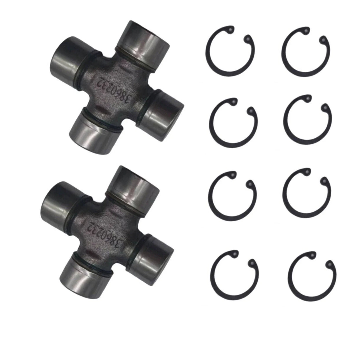2X U-Joint Assembly for MerCruiser Volvo (865496A01, 3860232, 865511T, 18-6406)