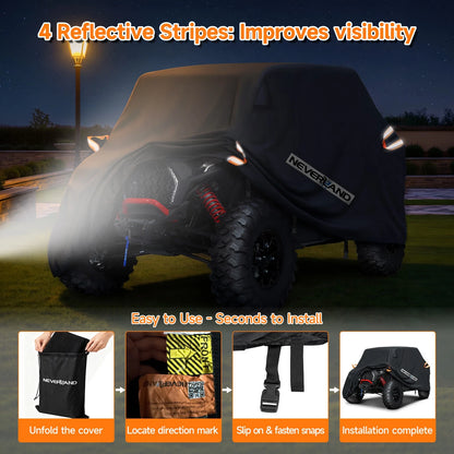 Utility Vehicle Cover for Yamaha Wolverine X2 X4 (2018–2023) Waterproof