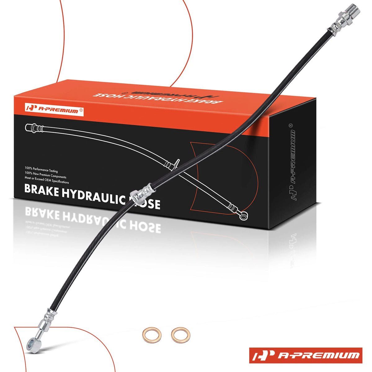 Front Left Brake Hydraulic Hose for Subaru Tribeca (2008–2014) H620848