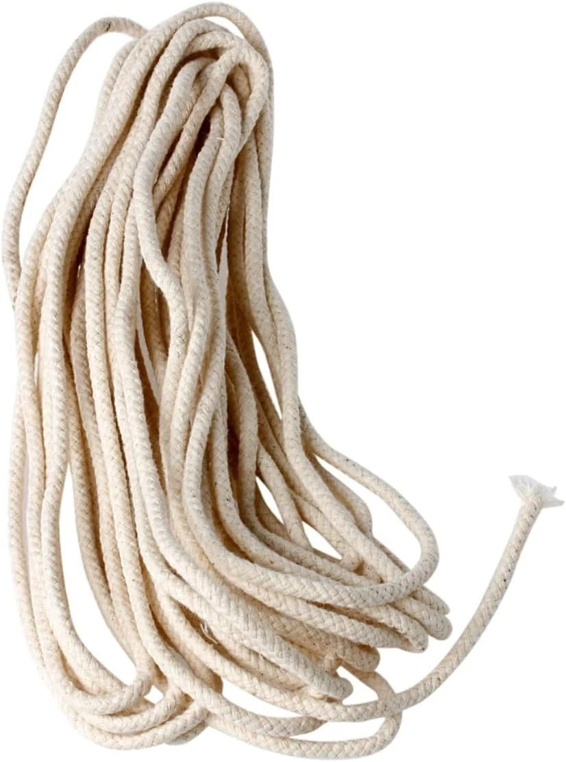 3/8'' Round Cotton Kerosene Oil Lamp Wicks Burner (9.8 Feet)