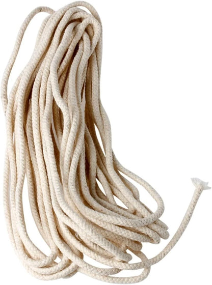 3/8'' Round Cotton Kerosene Oil Lamp Wicks Burner (9.8 Feet)