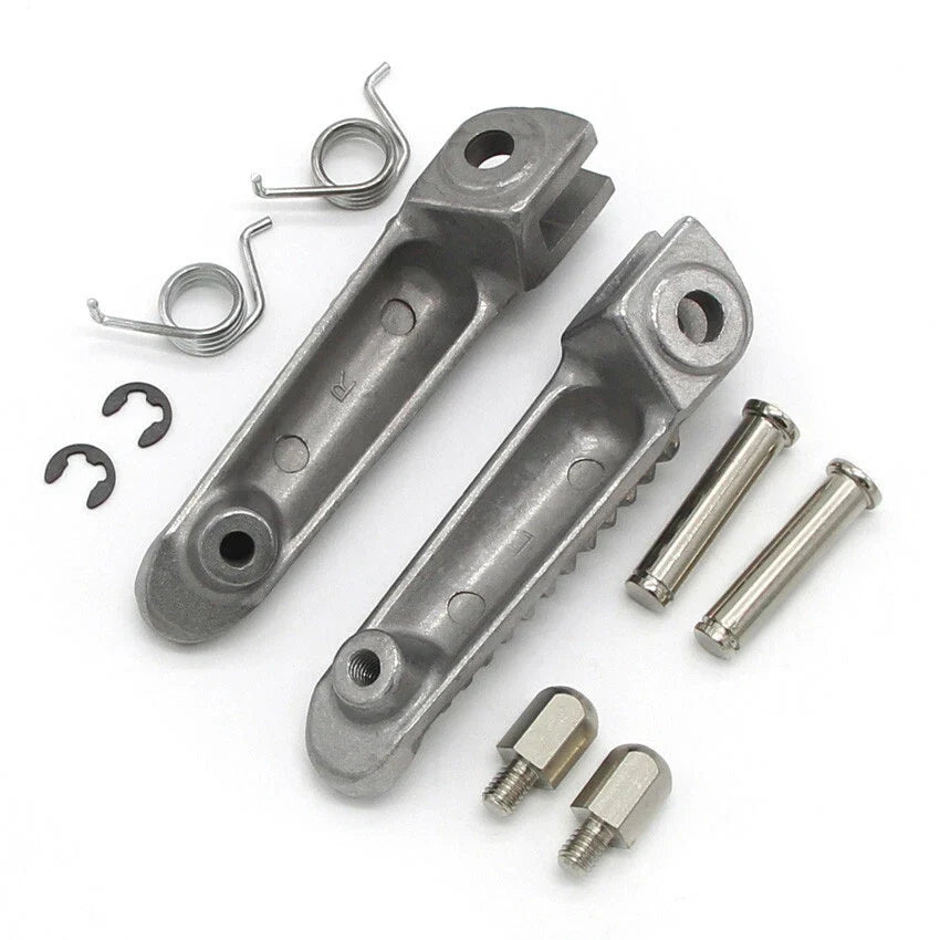 Silver Front Footrest Pegs for Yamaha YZF-R1 (2002–2023)