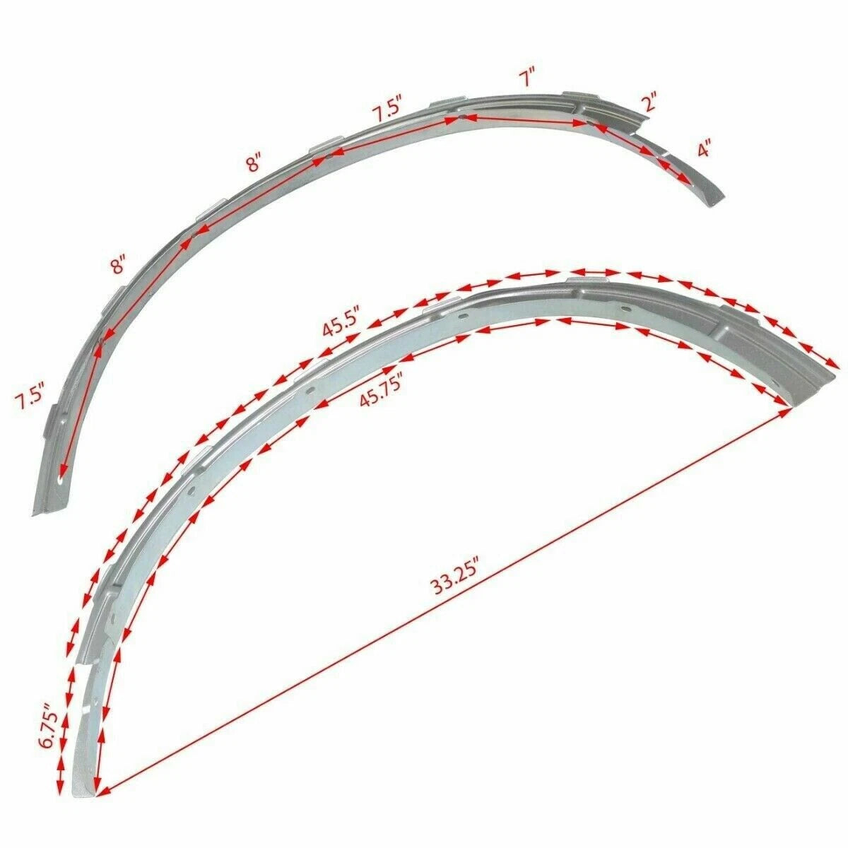 Inner Fender Flare Wheel Arch Extension Set for Suzuki Samurai (1985–1995)