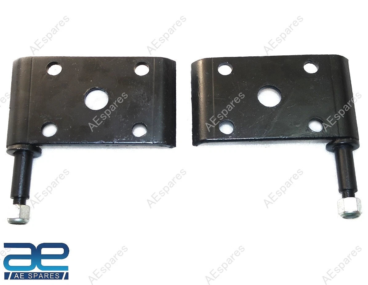 Set of 2 Front Spring Shock Plates for Jeep CJ6 (1972–1975) 5353990 5353991