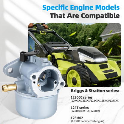 Carburetor for Briggs & Stratton (Compatible with 498170, 799872, 694202)
