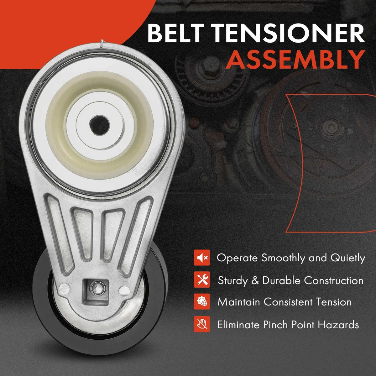 Accessory Belt Idler Pulley for Ford F-650 (0154765N000, 3600531000)