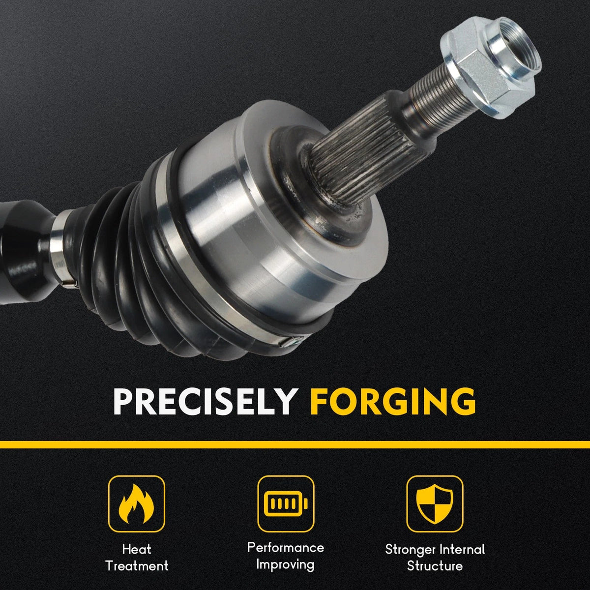 Set of 2 CV Axle Shaft Assembly for Jeep Cherokee 4WD AWD