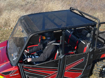 SuperATV Heavy Duty Tinted Roof for Polaris Ranger 1000 Diesel Crew (2015–2023)