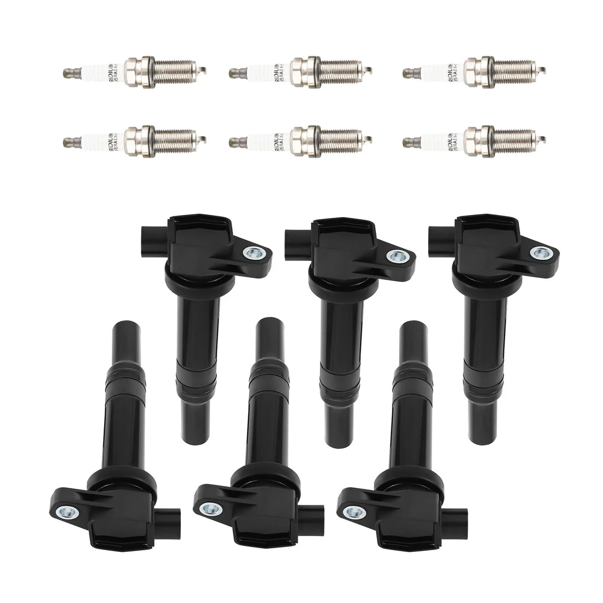 Set of 6 Ignition Spark Plugs for Hyundai Kia Optima V6 2.7L (2007–2010) UF558