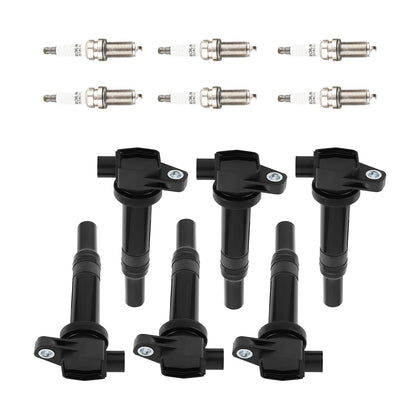Set of 6 Ignition Spark Plugs for Hyundai Kia Optima V6 2.7L (2007–2010) UF558