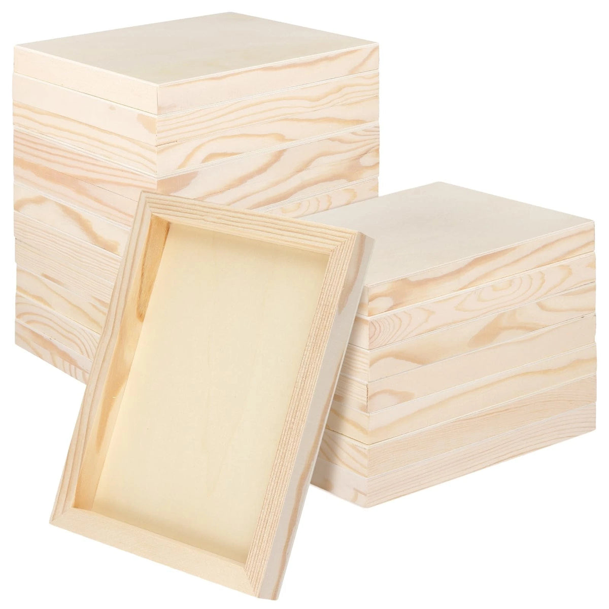 20X Wood Panel Boards for Crafting (5.9 x 7.8 x 0.8 inch)