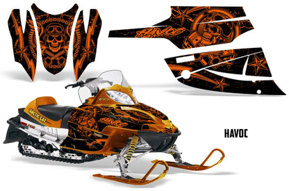 Sled Graphic Stickers Decals for Arctic Cat Firecat/Sabercat (2003–2006)