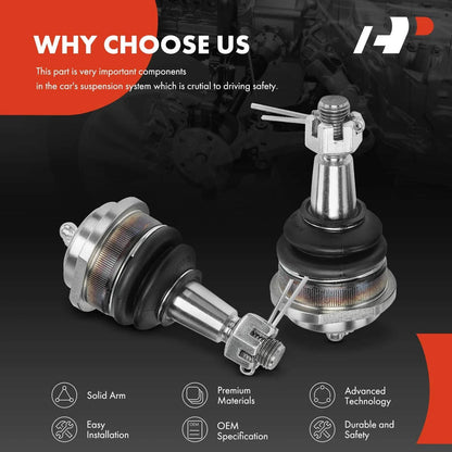 2X Front Upper Ball Joint for Dodge Durango Jeep Grand Cherokee (2011–2020)