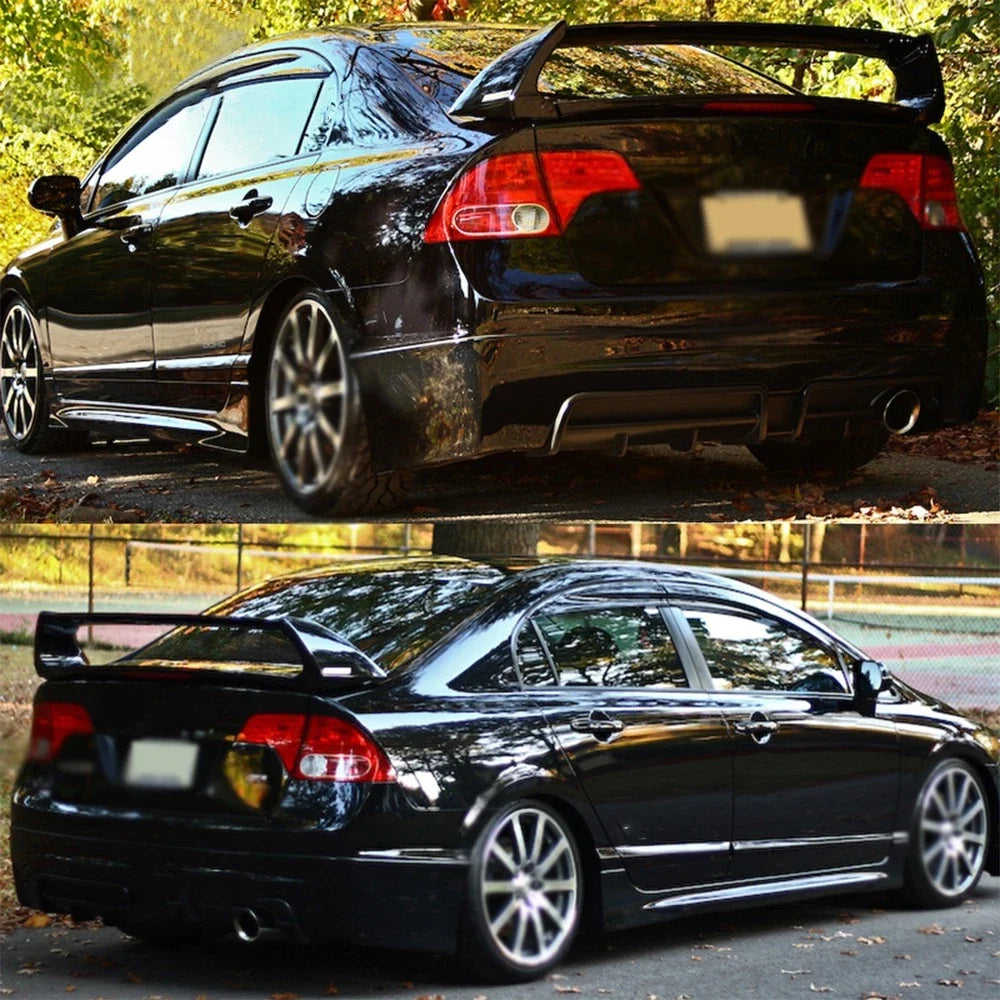 MU Style Rear Trunk Spoiler Wing for Honda Civic (2006–2011)