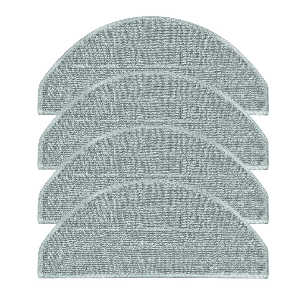 Set of 4 Microfiber Mop Cloths for Easy Installation (Pet Friendly)