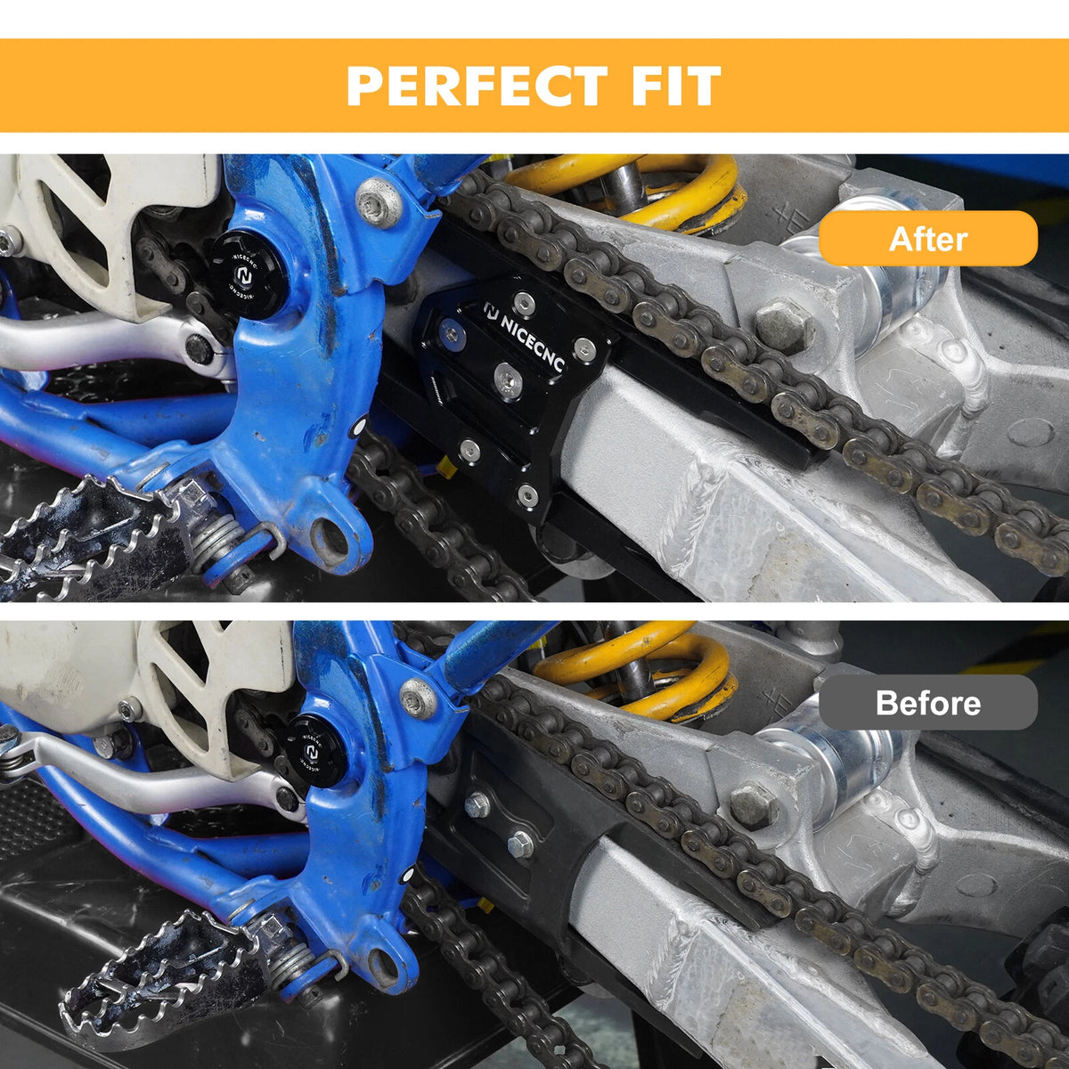 Front Chain Guide Slider for Yamaha YZ85 (2002–2021) 5PA-22151-00-00