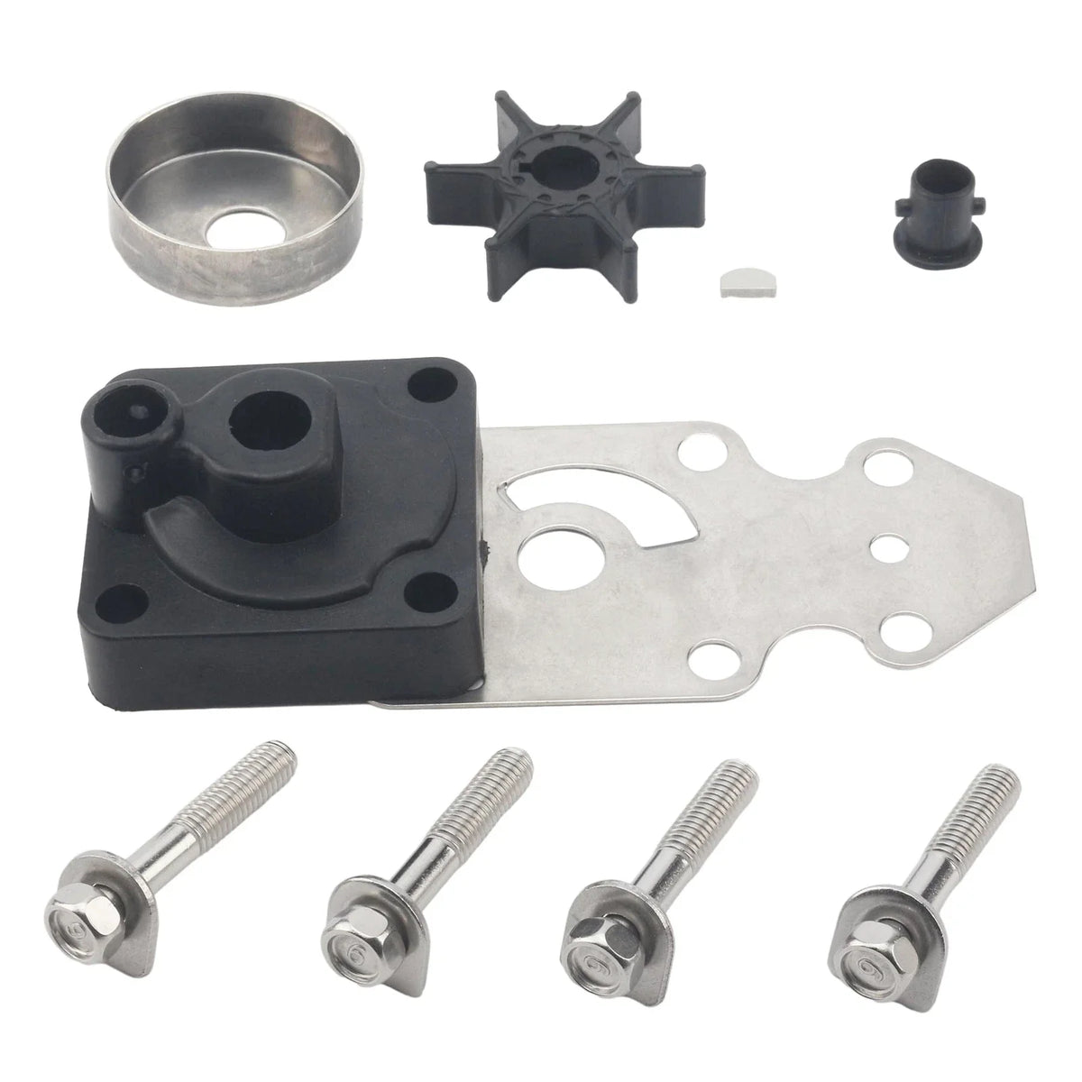 Water Pump Repair Service Kit for Yamaha Outboard (63V-W0078-00, 63V-W0078-01)
