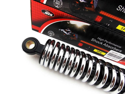330mm JBS Black/Chrome Rear Shock Absorbers for Kawasaki EN450 (A1-A5)