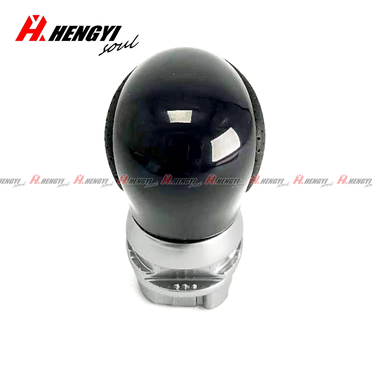 Gloss Black Leather Gear Shift Knob for Toyota C-HR (2019–2023)