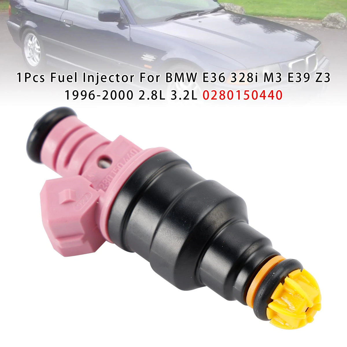 Fuel Injector for BMW E36 328i M3 E39 Z3 (1996–2000) 1703819 16-1153 158-0546