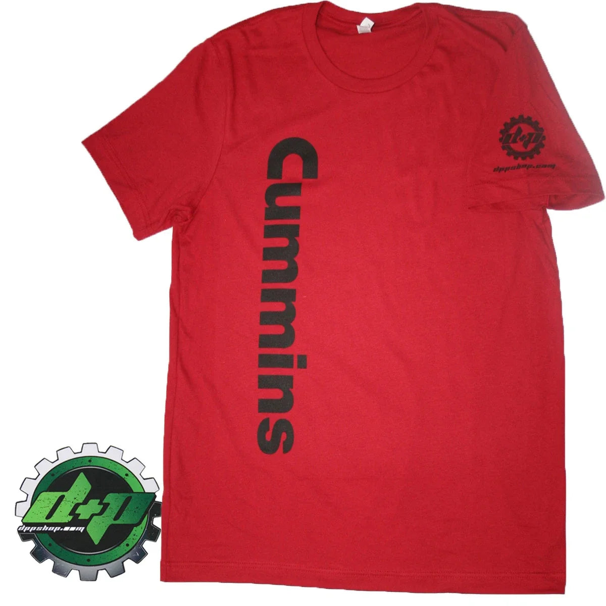 2X Cummins Diesel Truck T-Shirt for 4X4 Trucks (Red)