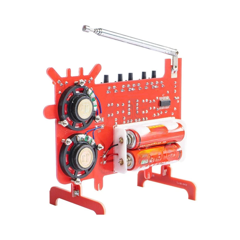 FM Radio DIY Soldering Kit with RDA5807 Auto Scan and Volume Control