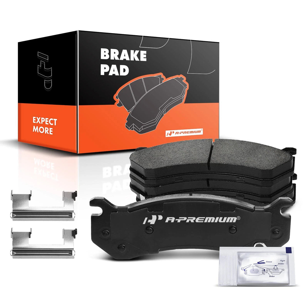 Set of 4 Front Ceramic Brake Pads for Chevrolet Silverado GMC Sierra (1999–2006) - 17-785, 105-07850, P-785