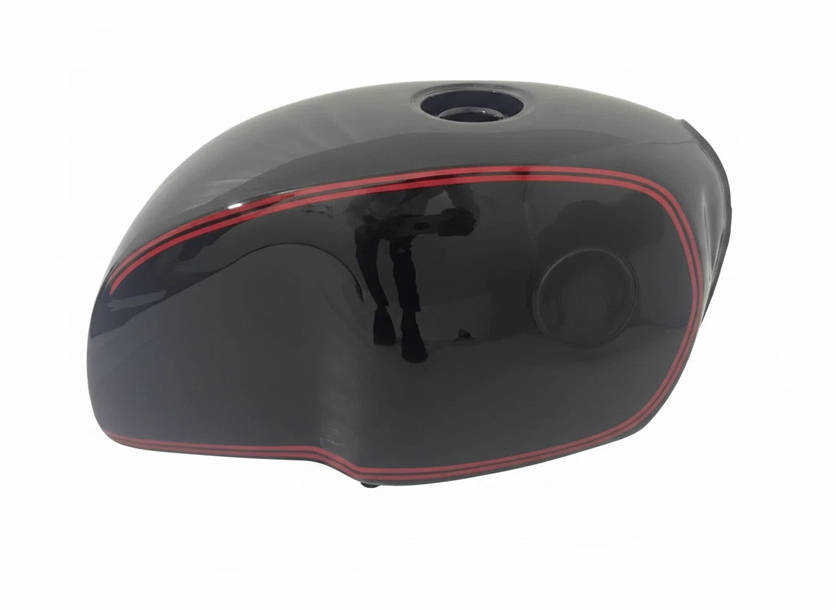Fuel Tank for BMW R100 RT RS R90 R80 R75 (1970–1996) Black Painted Steel