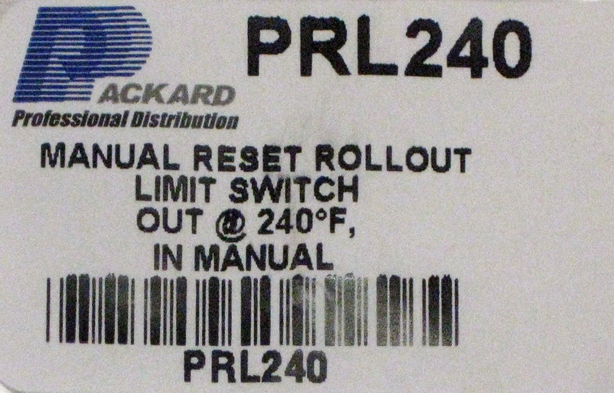 Limit Thermostat PRL240 L240 for Furnace Unit Heaters