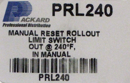 Limit Thermostat PRL240 L240 for Furnace Unit Heaters