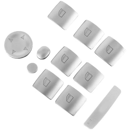 Silver Switch Button Cover Trim for BMW 3 Series X6 E70 E71 E84 E90