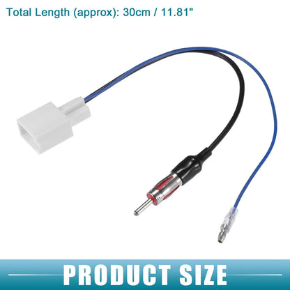 Stereo CD Player Radio Wiring Harness with Antenna Adapter for Toyota (2010–2019)