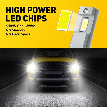 AUXITO LED Headlight Bulb D1S D1R for HID Xenon Conversion Kit (10000LM)