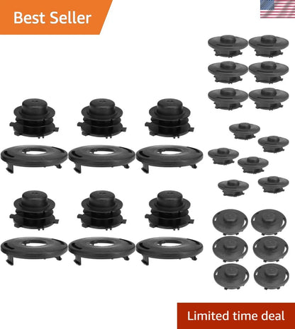 Set of 6 Replacement Trimmer Heads for Stihl 25-2 FS Spool & Cover