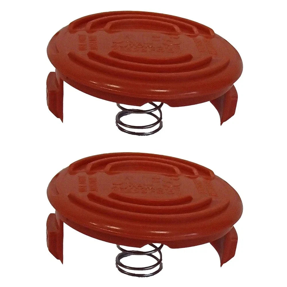 2 Trimmer Spool Cap w/ Spring RC-100-P for Black Decker GH400 GH500 GH600 CST2000