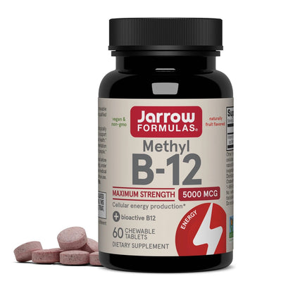 Methyl Vitamin B12 5000 mcg for Jarrow Formulas (60 Count)