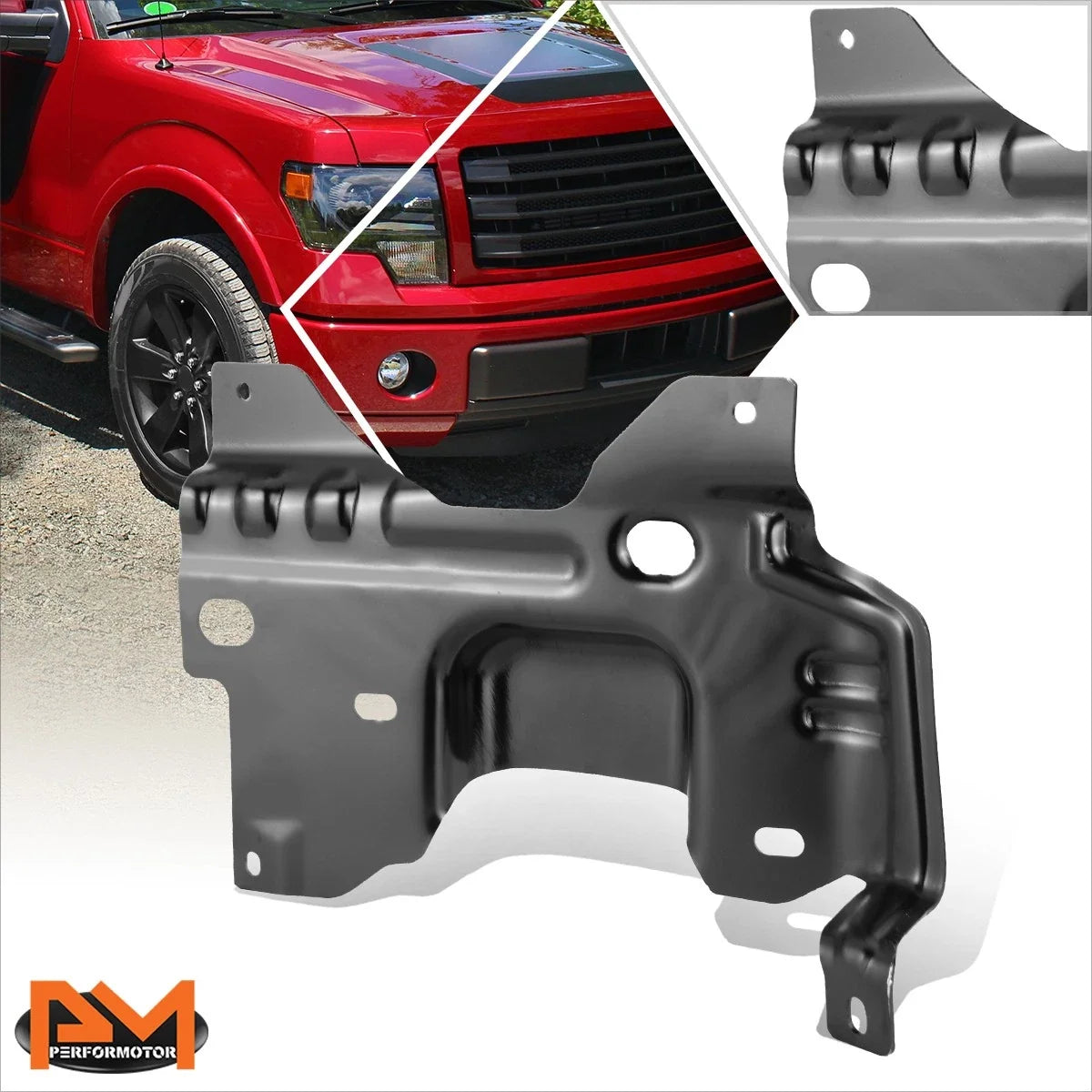 Front Passenger Right Bumper Cover Support Bracket for Ford F-150 (2009–2014)