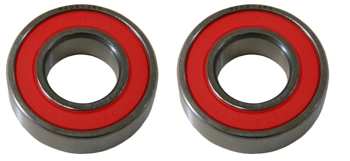 2 Sealed Snowmobile Bearings 25x52x15 for Arctic Cat Polaris Ski-Doo (2)6205-2RS-BULK