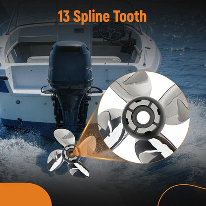 14 1/8" x 19" Pitch Propeller for Rubex HR4 (Stainless RH 9553-141-19)