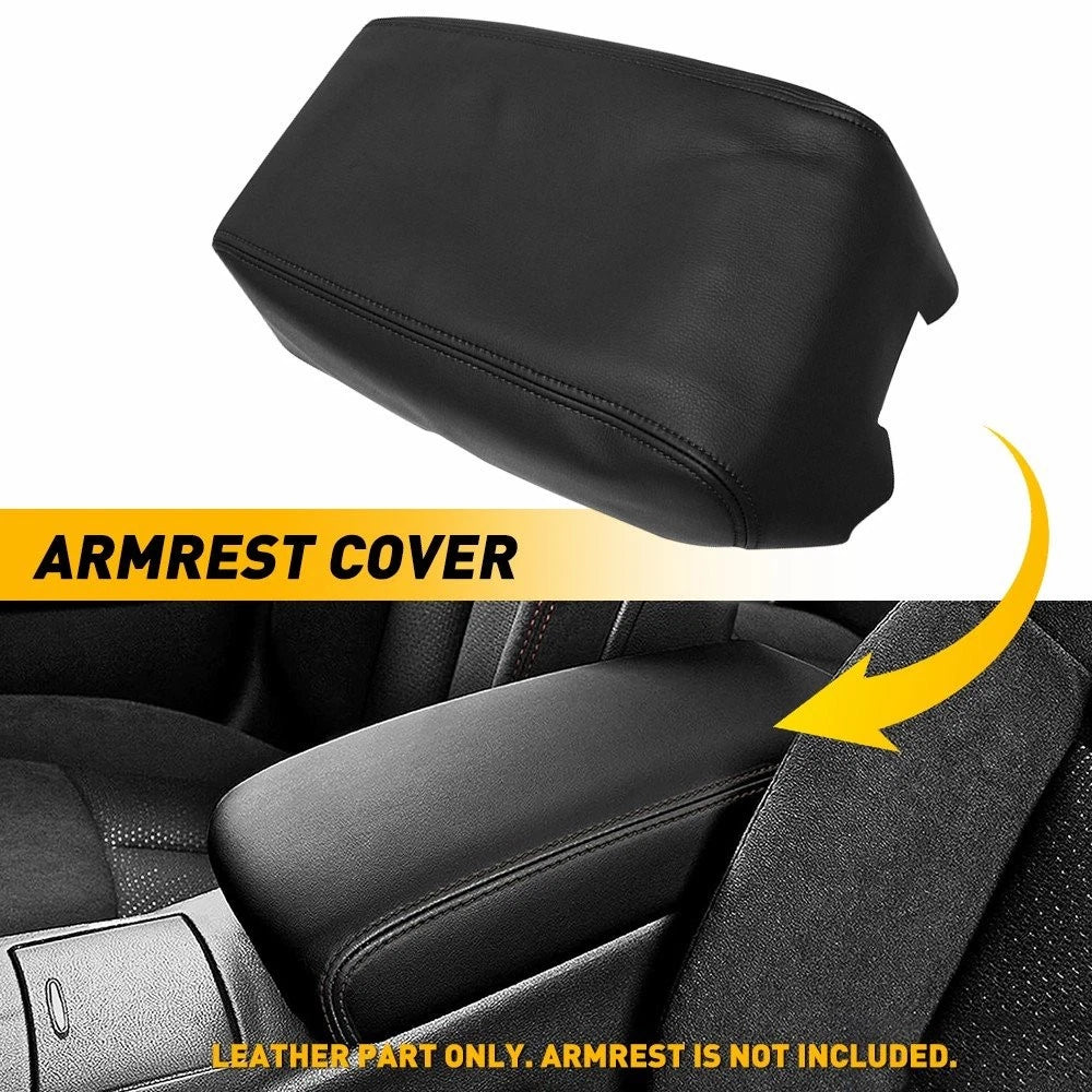 Leather Center Console Lid Armrest Cover for Nissan Maxima (2009–2014)