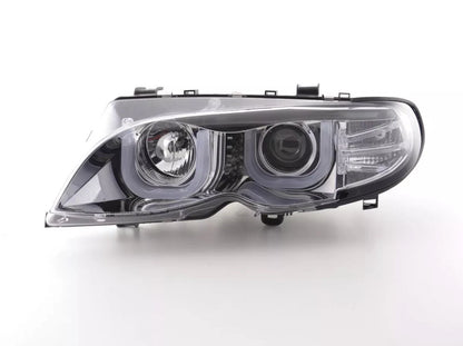 Projector Chrome Headlights Pair for BMW 3-Series E46 (2002–2005) NTR2236