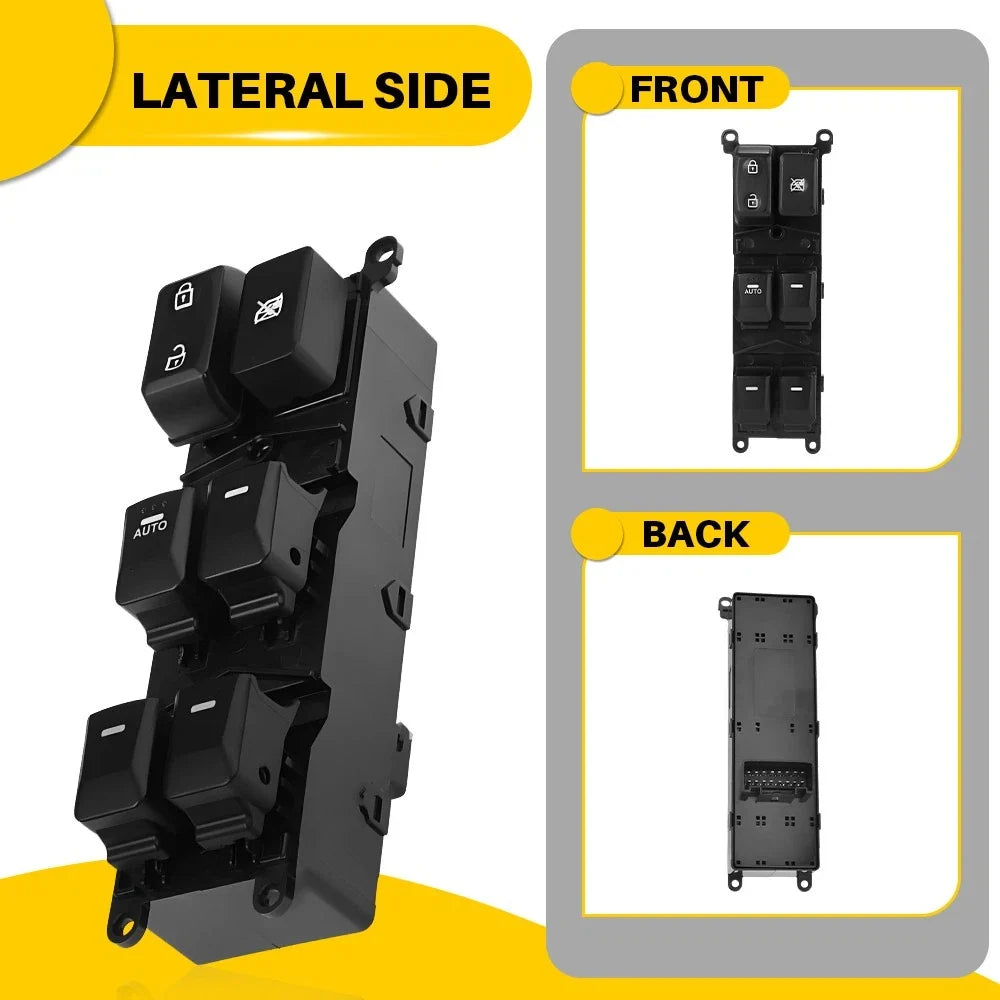 Power Window Switch for Kia Rio 4-Door (2012–2015) 935701W155