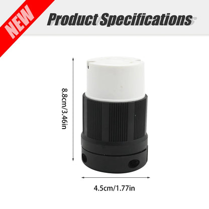 30 Amp 125/250V 4 Prong Generator Twist Plug for Saihisday L14-30R