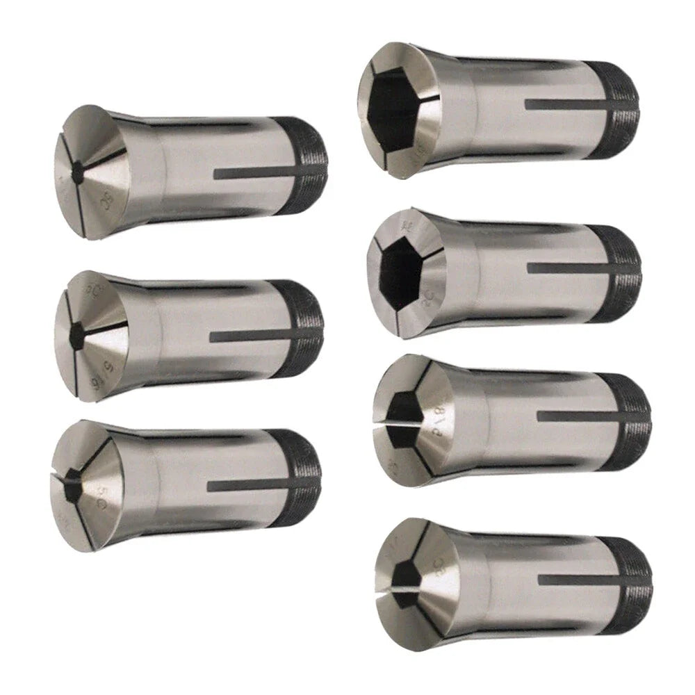 7pcs 5C Hex Collet Set for CNC Machines (Various Models)