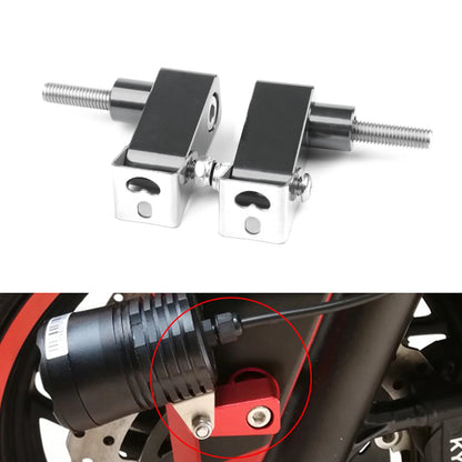 Set of 2 CNC Titan M8 Motorcycle Headlight Fog Light Mount Bracket M523-A071-TI