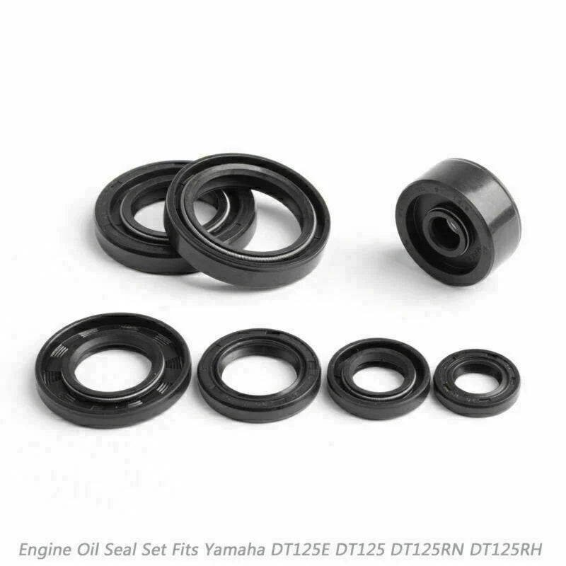 Engine Cylinder Oil Seal Rebuild Kit for Yamaha DT125E DT125 DT125R (1989–1996)