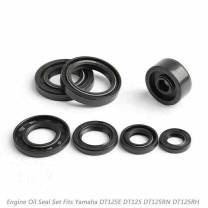 Engine Cylinder Oil Seal Rebuild Kit for Yamaha DT125E DT125 DT125R (1989–1996)