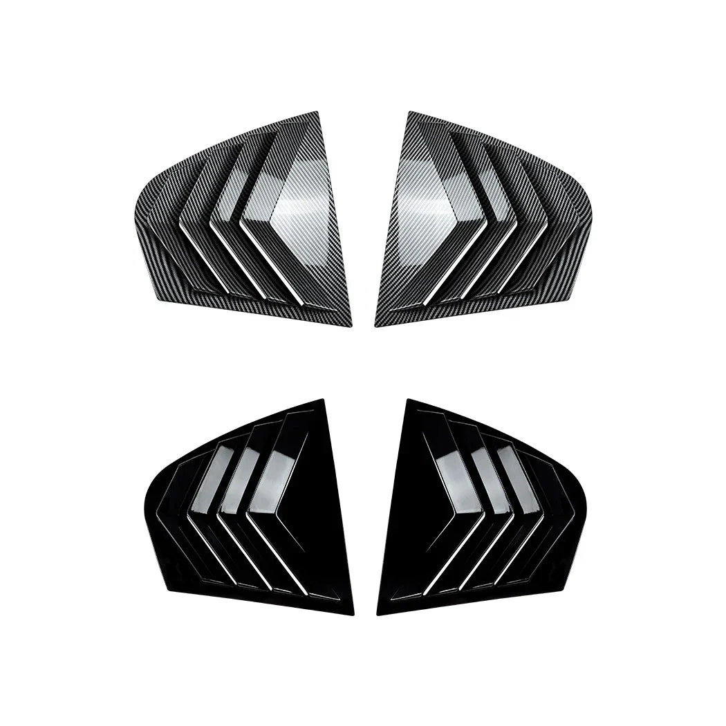 Pair Rear Window Louver Cover Sun Shade for BMW 3-Series E46 (1998–2005)