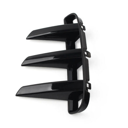 Glossy Black Front Bumper Grille Air Vent Cover for Land Rover Discovery 5 (2021–2022)
