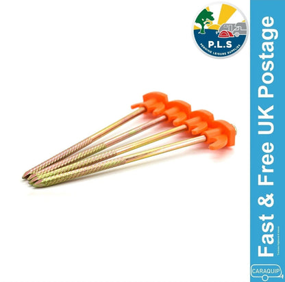 Set of 4 Heavy Duty Tent Pegs for Camping - PLS 140015